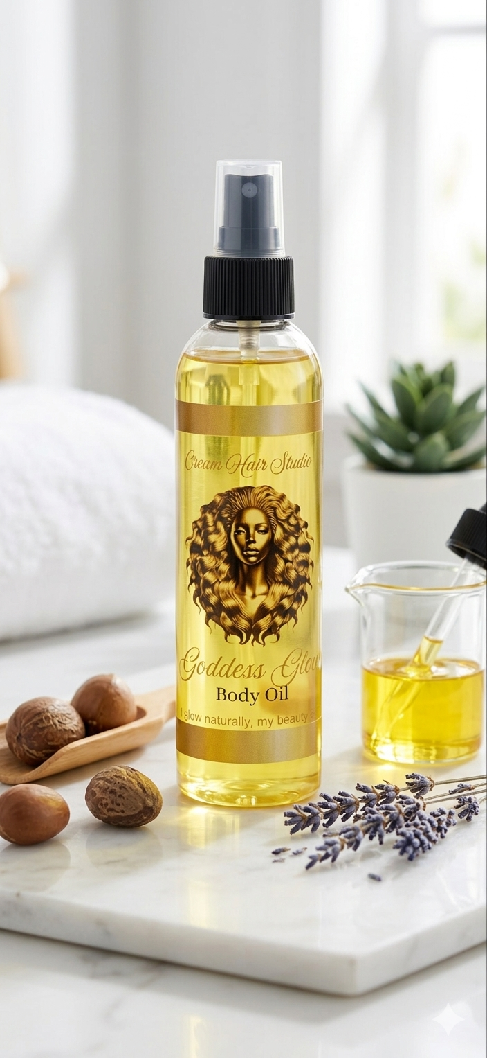 Goddess glow body oil